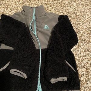 Reebok Kids Black and Gray Jacket and sweat pants